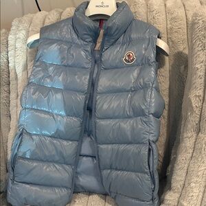 Moncler Men's Light Blue Quilted Vest